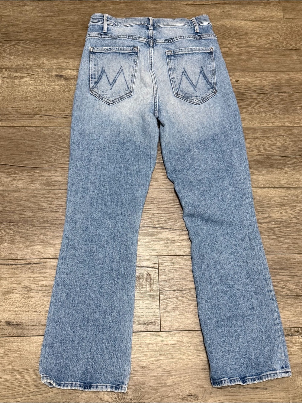 MOTHER The Hustler Ankle Jeans Scenic Route Medium Wash Flare Leg Sz 28 - Picture 11 of 14